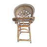 High chair baby rattan emmanuelle peacok