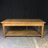 Old oak workshop table