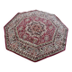 Oriental octagonal rug 190cm in diameter