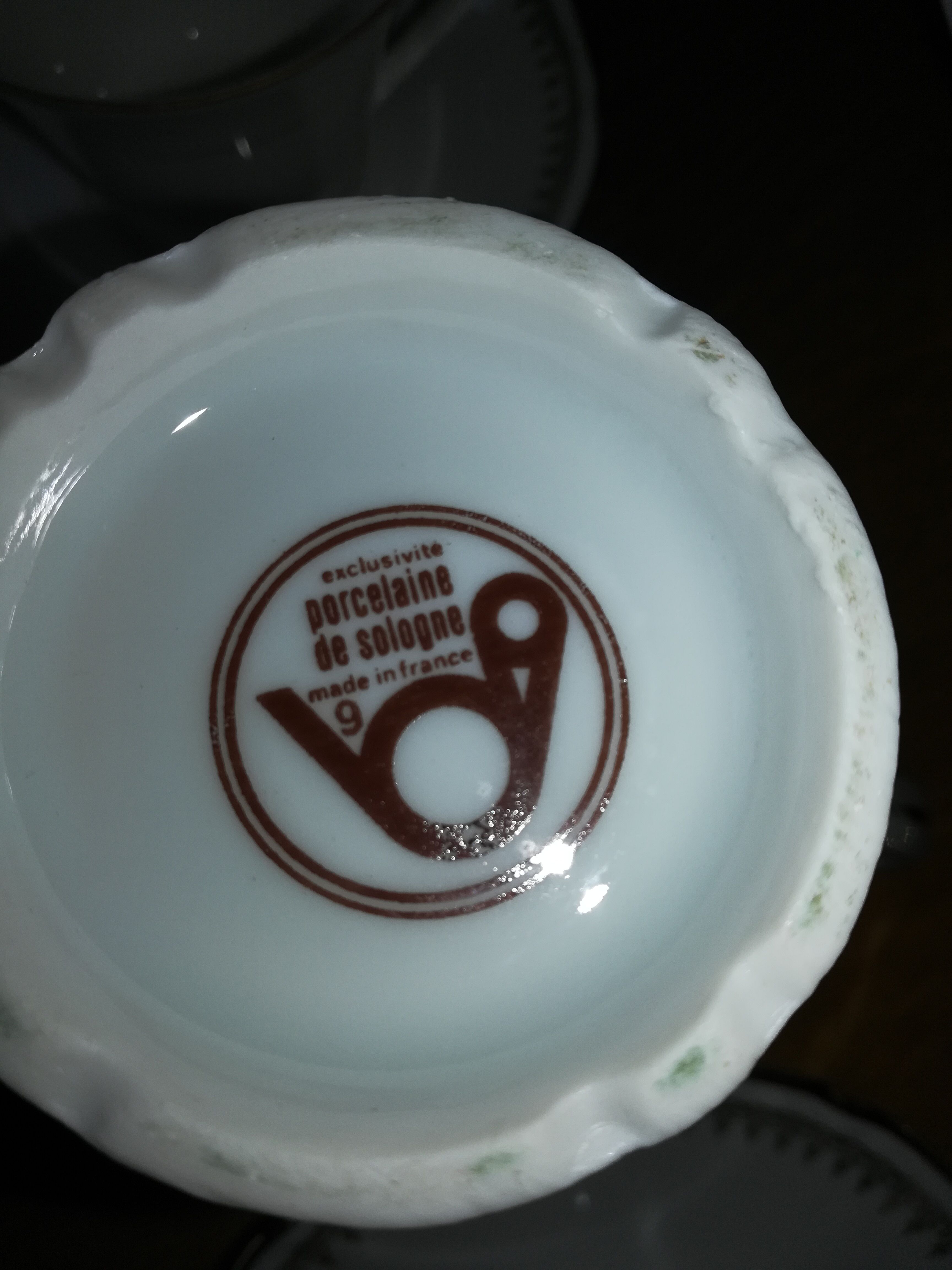 Sologne porcelain coffee service