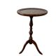 Table d'appoint ronde vintage en bois / guéridon / support