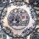 5 dessert plates in English porcelain by Johnson Bros