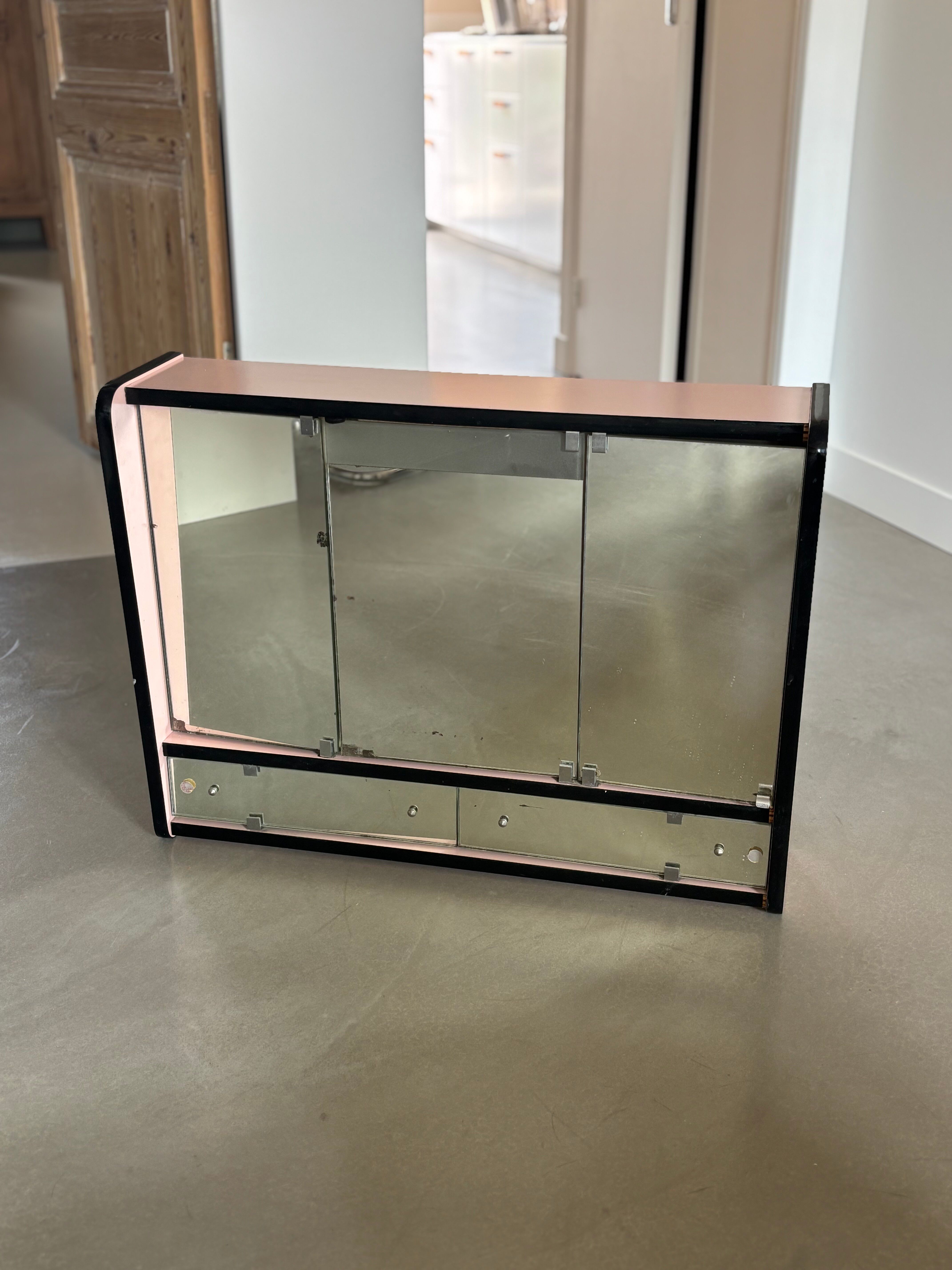 Vintage Formica bathroom cabinet