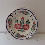 3 signed HB floral hollow plates