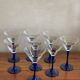 8 verres à pieds fin à cocktail Luminarc