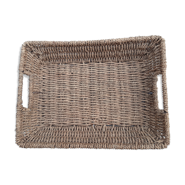 Plateau corbeille en ficelle de sisal