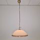 Vetrofond Italian Murano Glass Pendant Light with Brass Fixtures, 1980's