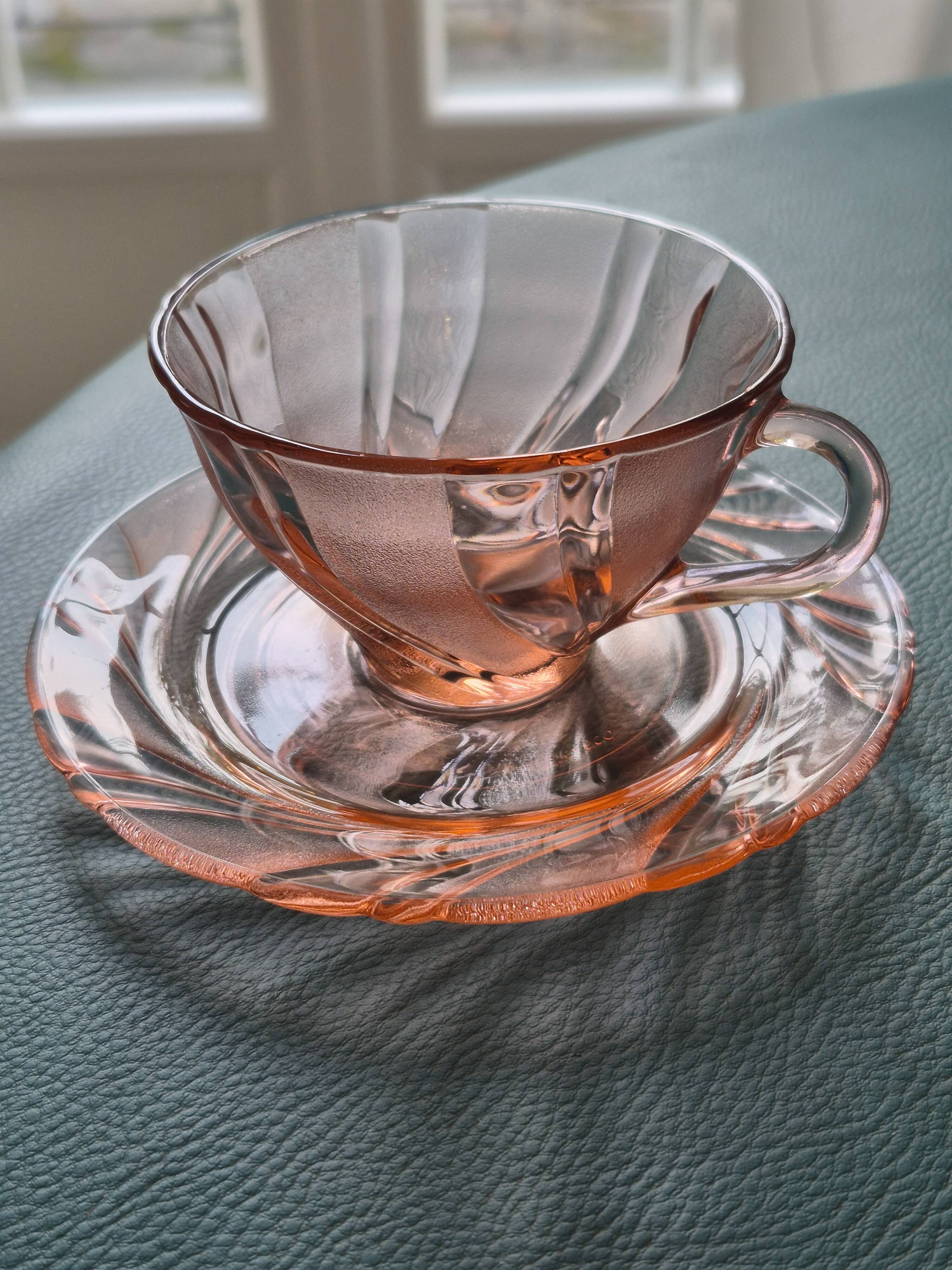 Cups and saucers vereco model beau rivage