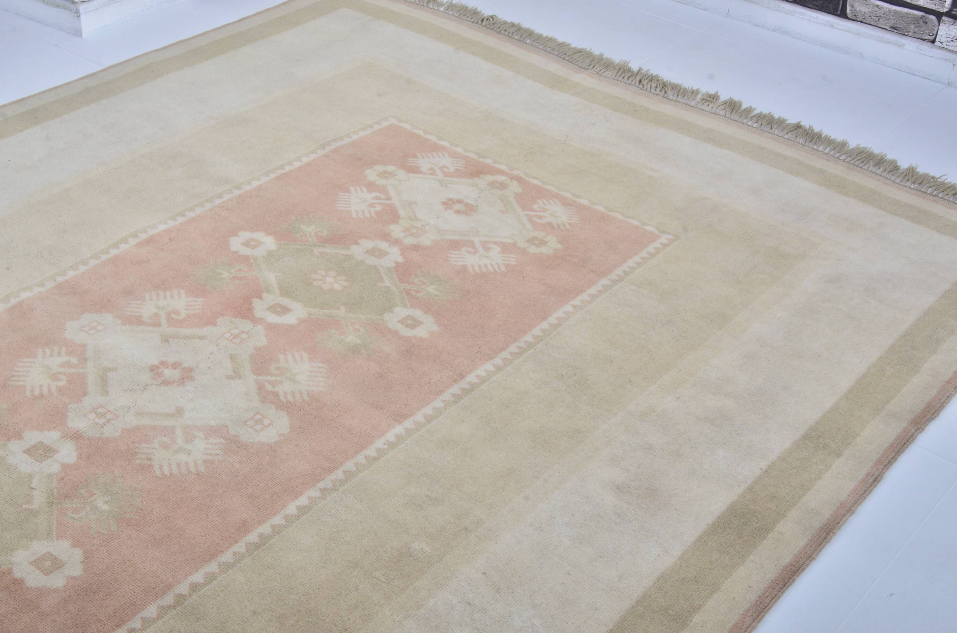 Tapis de sol Oushak vintage sku 3589