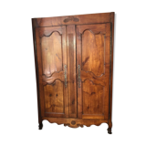 Louis XV wardrobe in solid cherry
