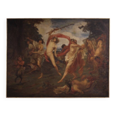 Mythological painting signed Vera Willoughby and dated 1911, Bacchanal