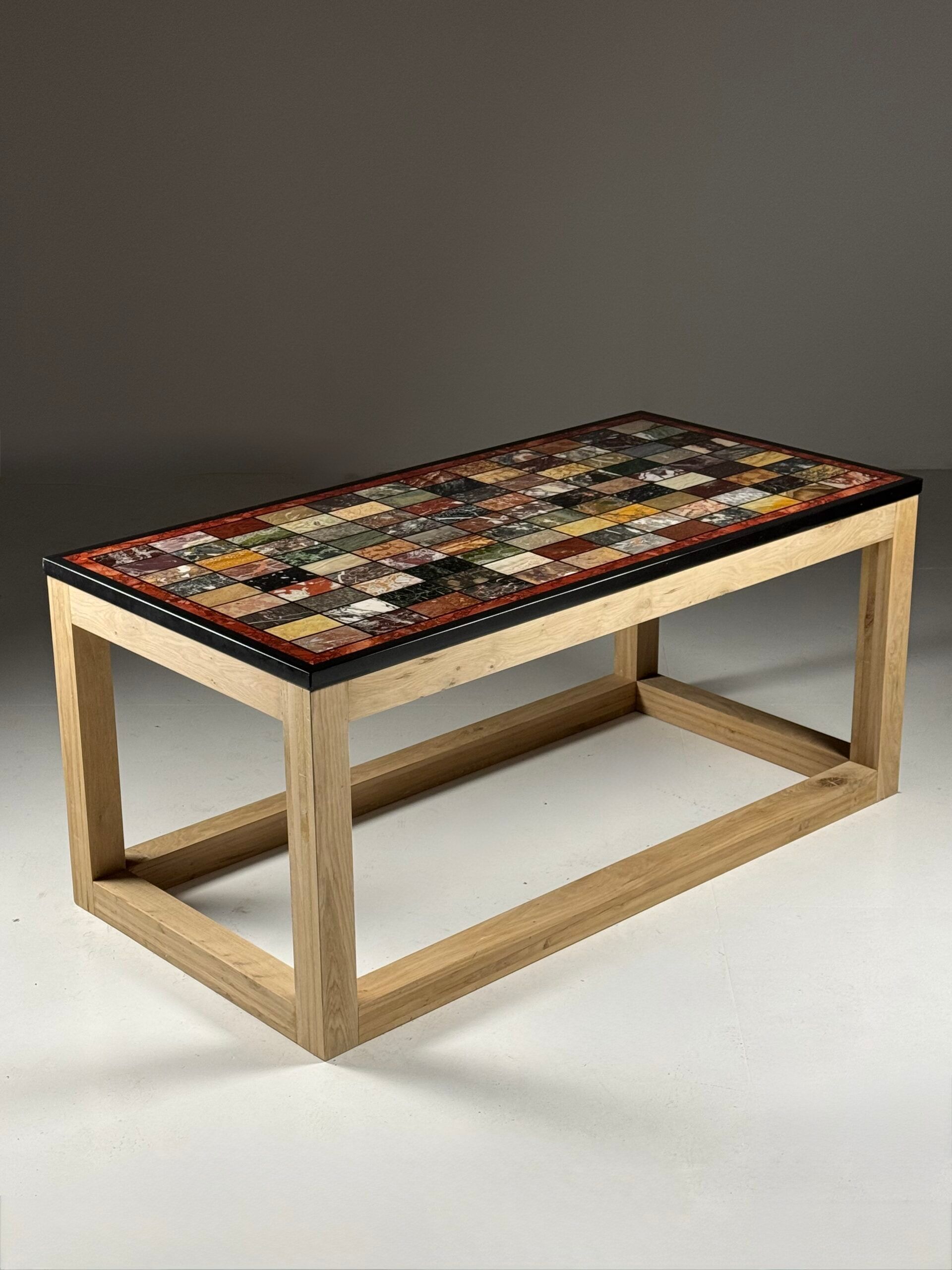 Marble specimen table vintage