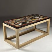Marble specimen table vintage