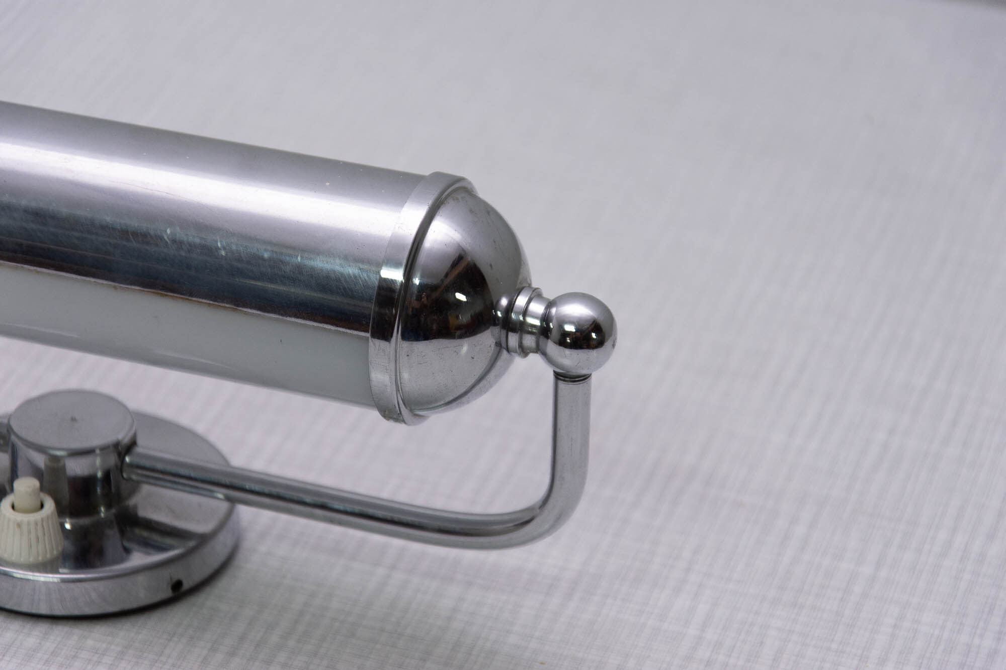 Bauhaus chromium plated wall lamp, 1940