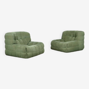 Pair Of Kashima Lounge Chairs By Michel Ducaroy For Ligne Roset, 1970s