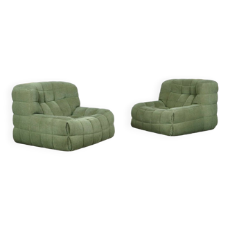 Pair Of Kashima Lounge Chairs By Michel Ducaroy For Ligne Roset, 1970s