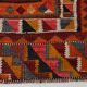 Tapis de couloir Kilim vintage tissé à la main