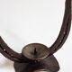 Zoomorphic wrought iron candle holder, France, 1950s