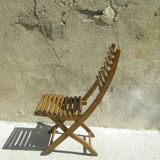 Chaise enfant ancienne pliable