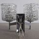 Paire d'appliques en verre Murano par Kaiser Leuchten, Allemagne vers 1970