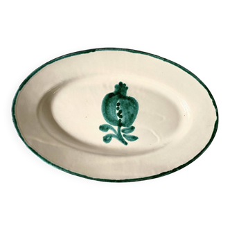 Iberian ceramic dish pomegranate