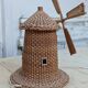 Rattan windmill lamp