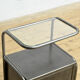 Set of iron bedside tables, 1950s
