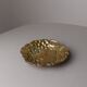 Vintage brass ashtray - cluster structure - Italy 1960s - metal art, timeless design - elegant table decoration, perfect gift idea