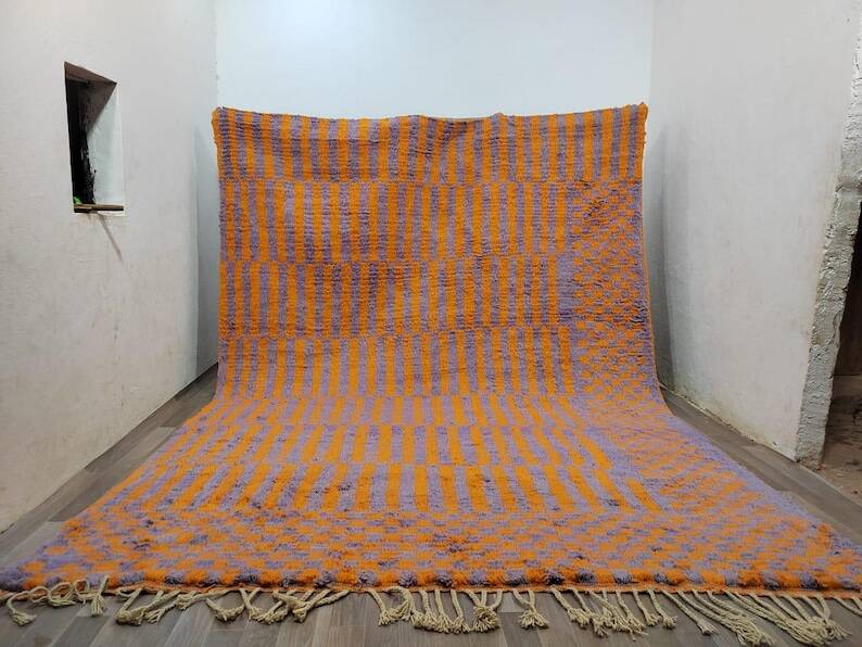 Moroccan Boujaad rug in wool, 200cm x 300cm