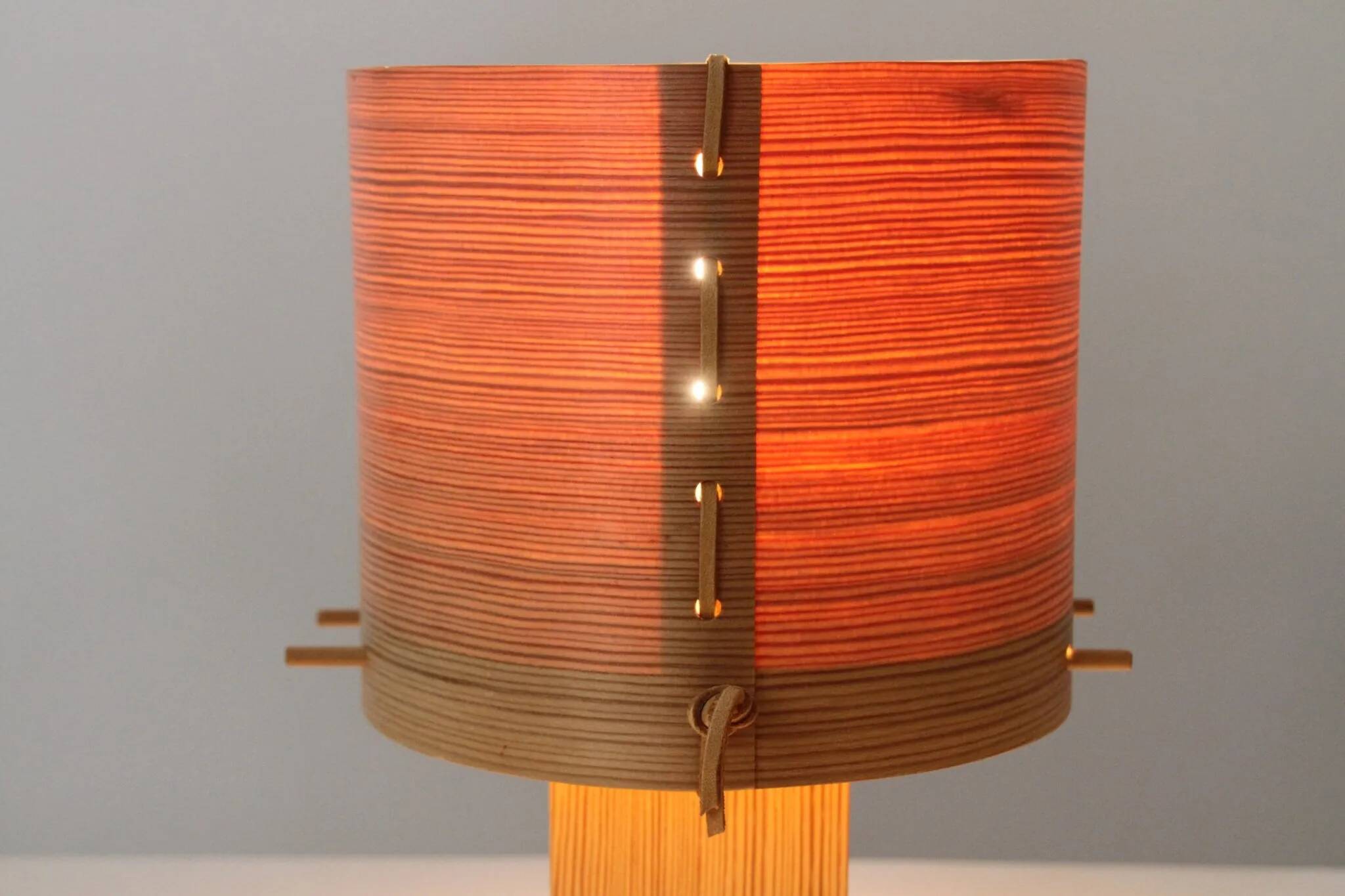 Pine Table Lamp by Pileprodukter, Lund – Sweden, 1970s