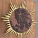 Vintage brass sunburst mirror 1960s