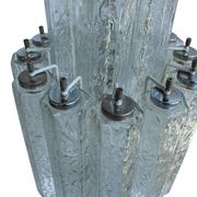 Chandelier with Murano tubes vintage attributed to Venini