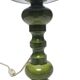 Polish postmodern bedside lamp in glass and pottery, 1980s
