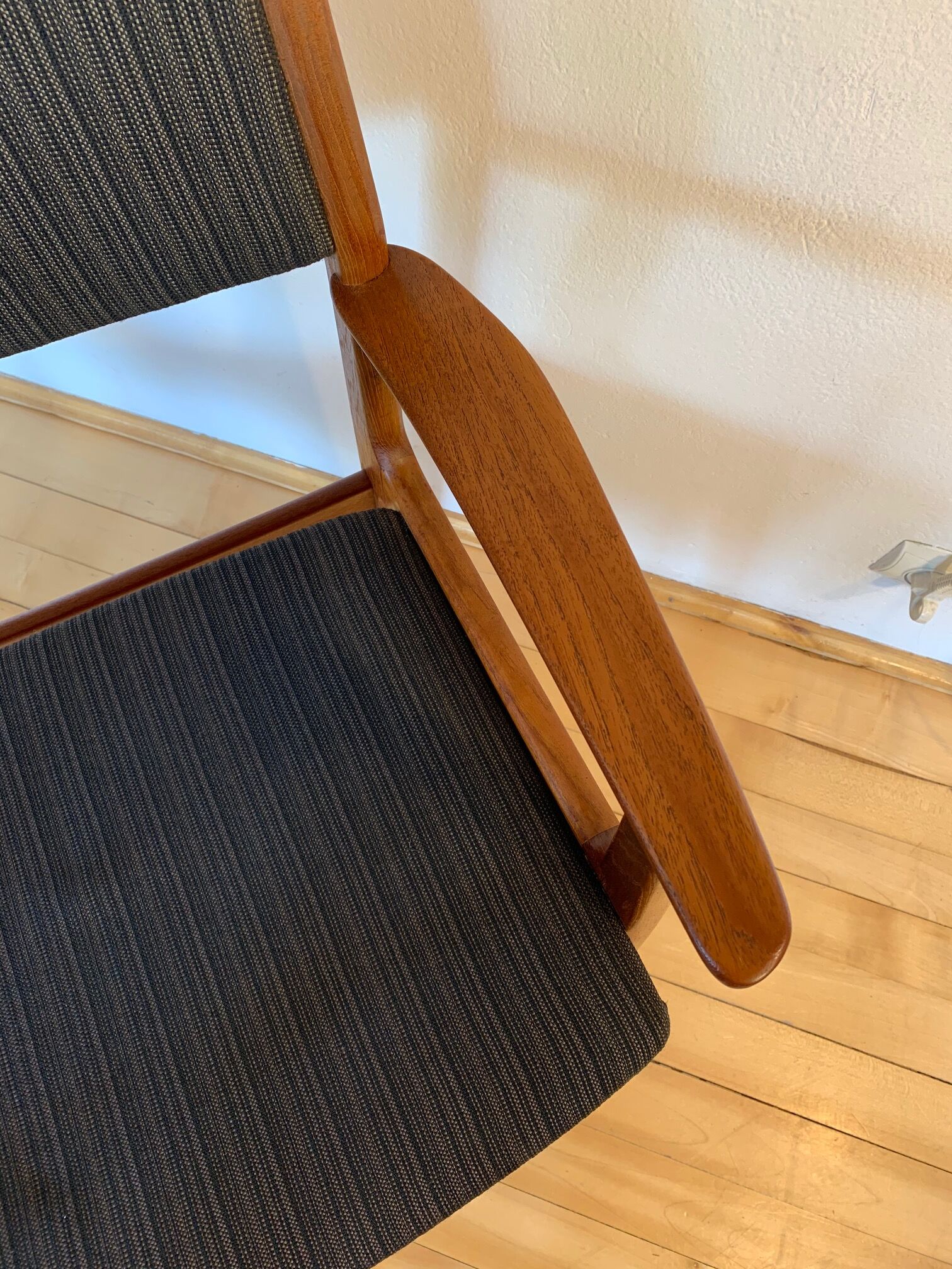 Designer chair Henning Kjærnulf, Soro Stolefabrik, Denmark, 1960s