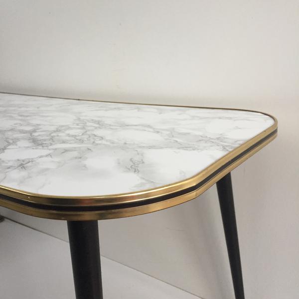 Table low vintage marble