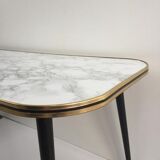 Table low vintage marble