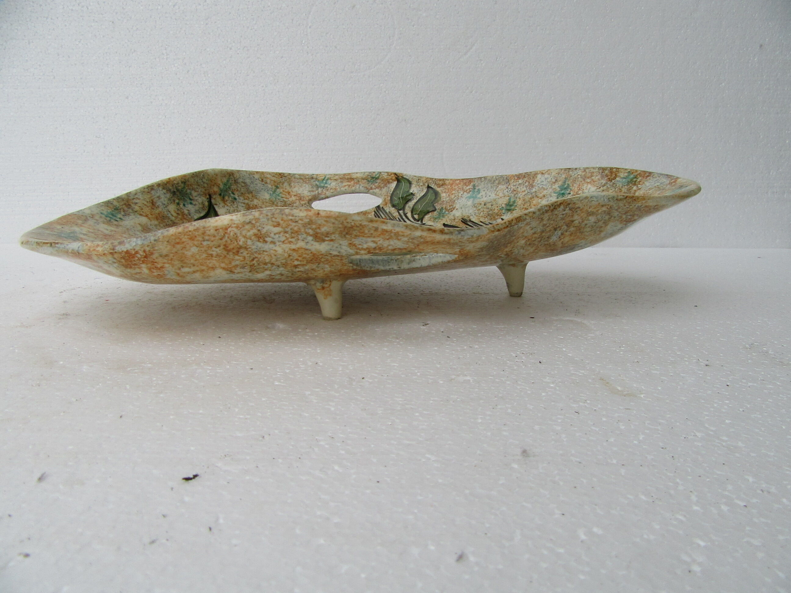 Empty pocket Vallauris orange and green