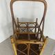 Basket, bottle holder, bamboo and rattan, 1970s