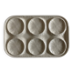 Gien earthenware white slip dish 1970