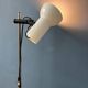 Small white mid-century floor lamp