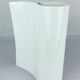White vase Sarian porcelain Limoges Ramdam
