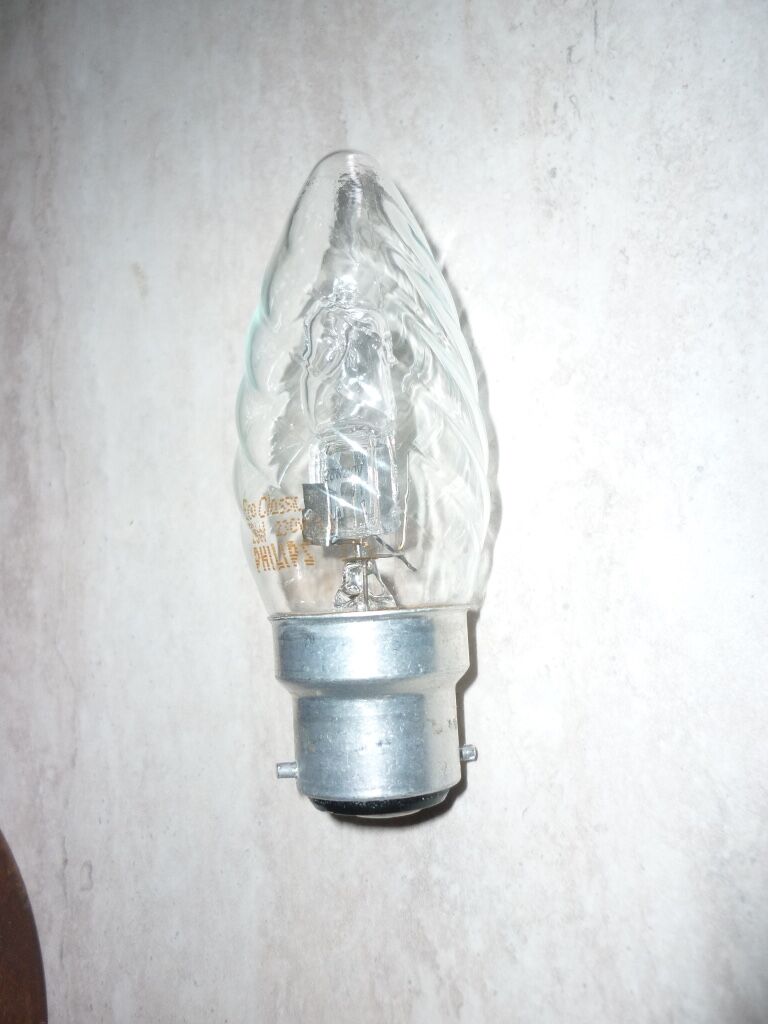 Lamp foot shape wooden candlestick turned old