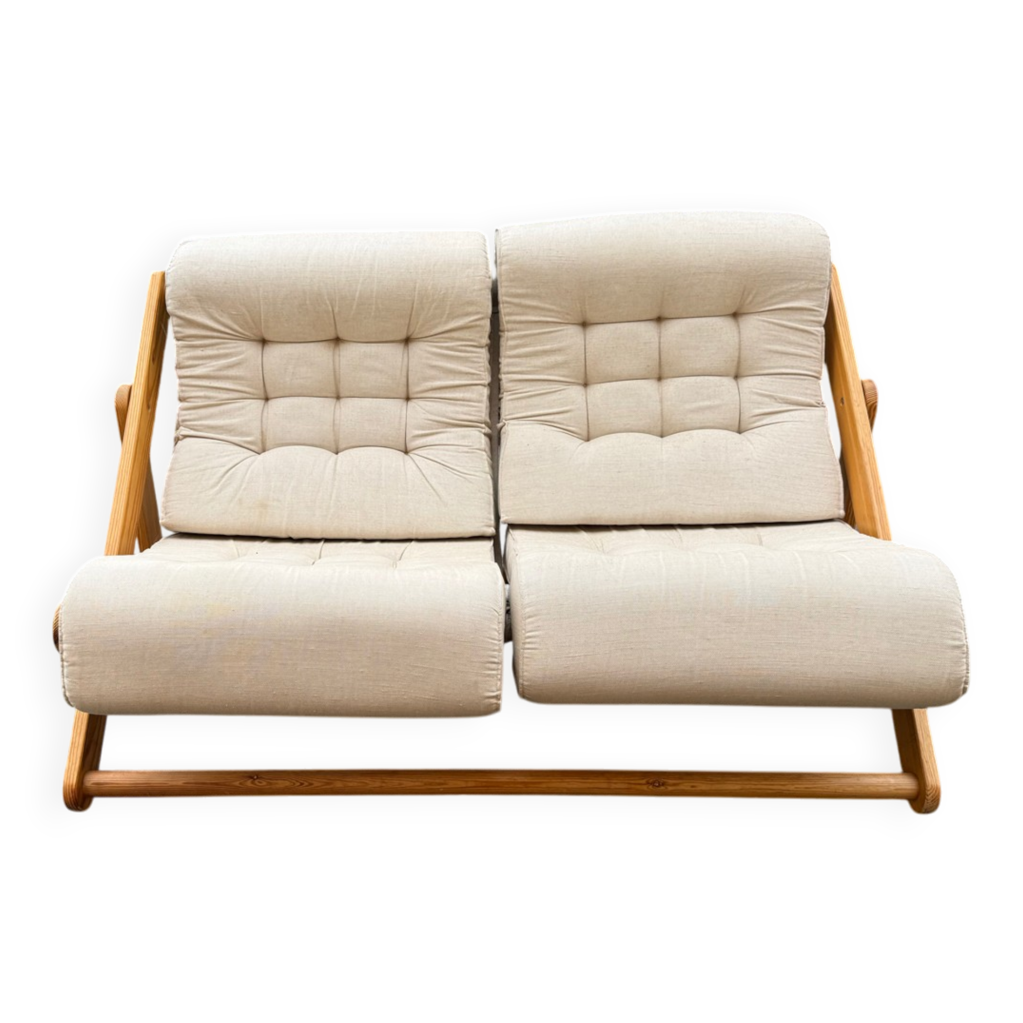 2-seater sofa 'kon tiki' & gillis lund ikea 1980