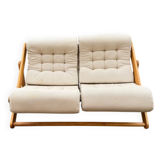 2-seater sofa 'kon tiki' & gillis lund ikea 1980