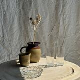 6 grands verres à orangeade en verre
