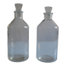 2 apothecary bottles