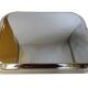 Rectangular polished iron electroplated tray