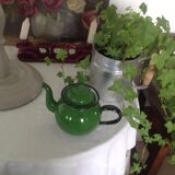 Enamelled teapot