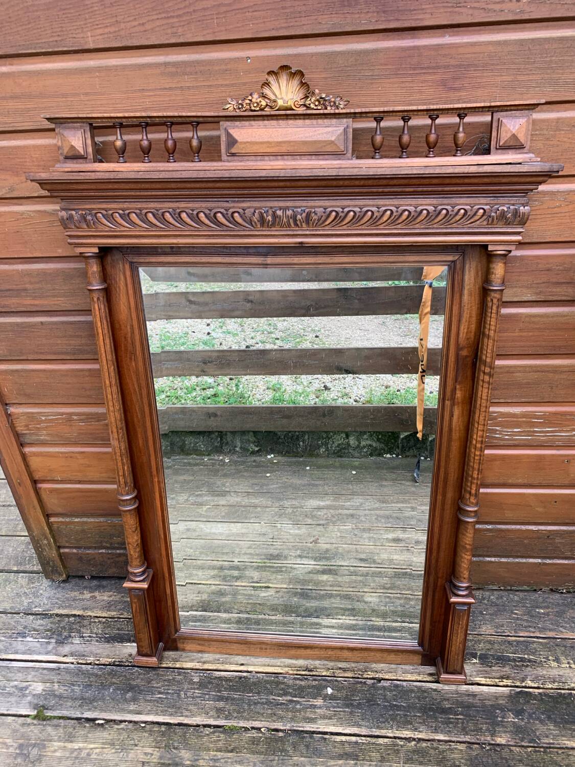 Louis XV style mirror/overmantel, 1950s