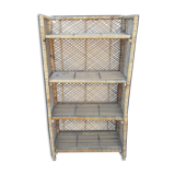 Etagere rotin ancienne